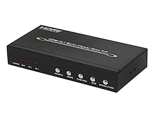 Мультивьюер Revesun HDMI 2×1 с режимом PIP