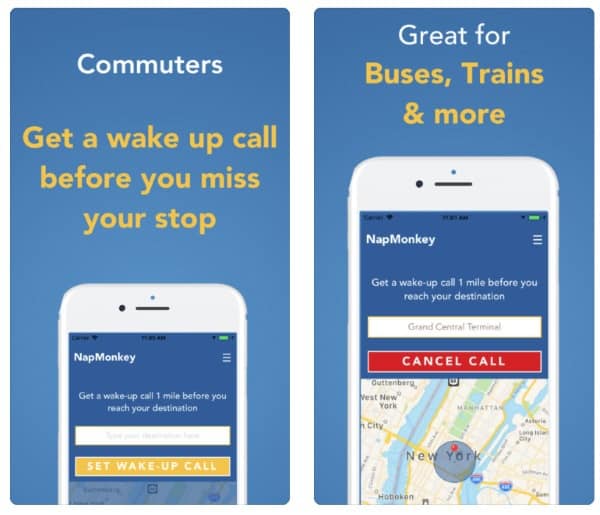 NapMonkey - приложение-будильник для любителей поспать в транспорте