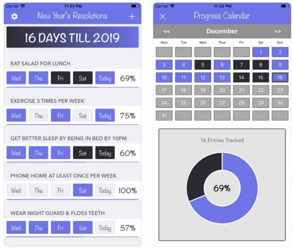 Приложение new. Year Tracker. Tracker for year.