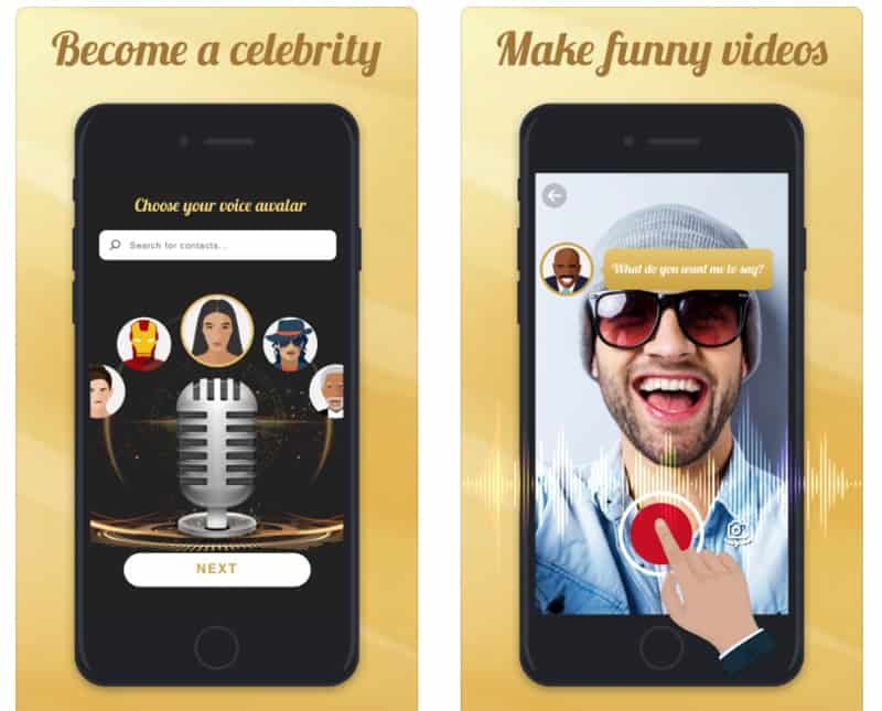 Voicy - приложение, позволяющее говорить голосом знаменитости