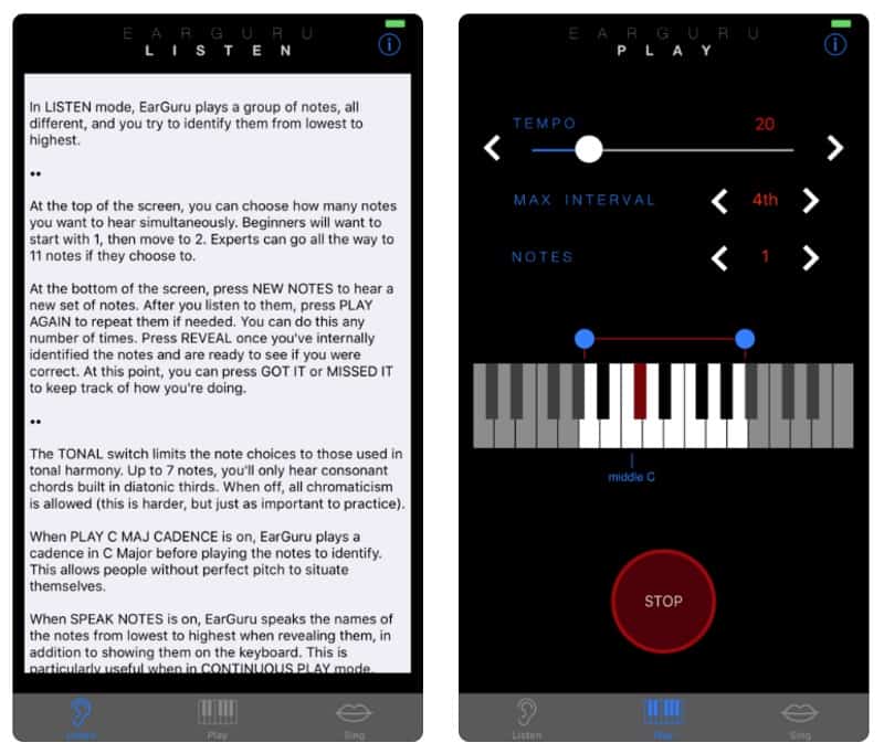 EarGuru - приложение для развития музыкального слуха