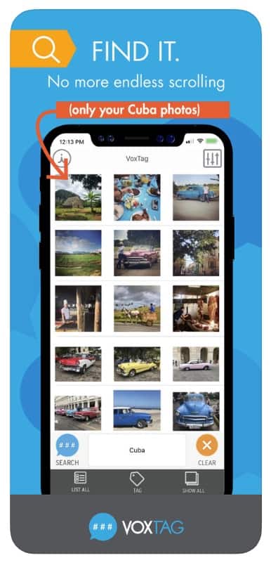 VoxTag - приложение для голосового поиска фотографий