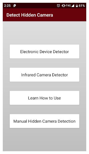 Hidden Camera Detection - приложение для поиска "жучков"