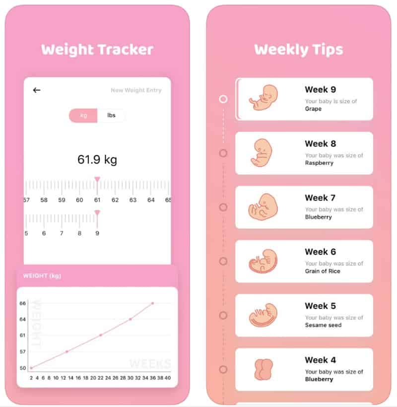 Pregnancy Tracker - приложение для отслеживания беременности