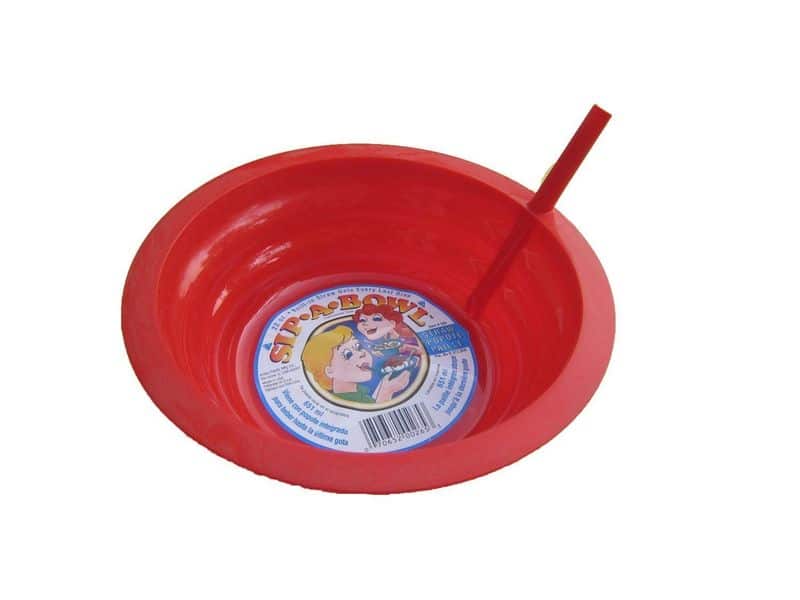 Тарелка для хлопьев со встроенной трубочкой Sip-A-Bowl