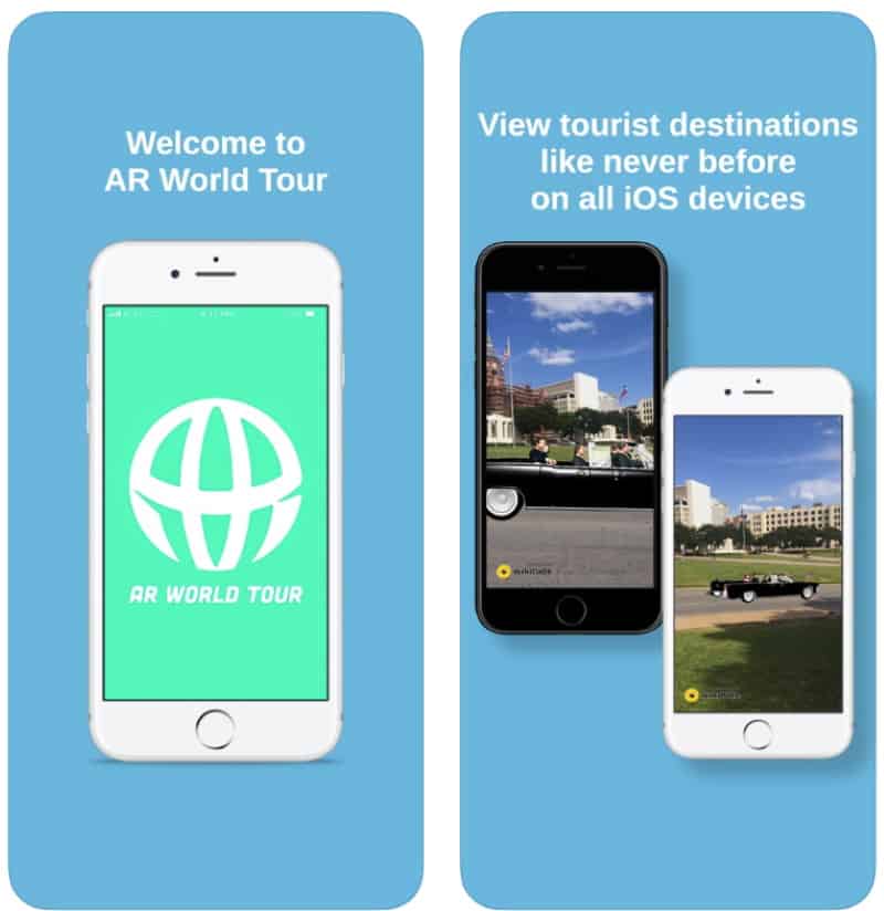 AR World Tour - приложение для туризма в дополненной реальности
