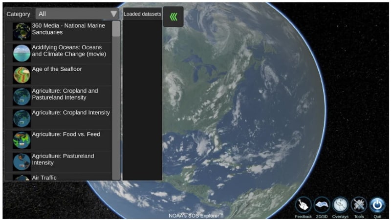 SOS Explorer - приложение для демонстрации научных панорам