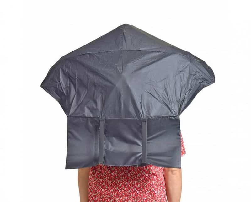 Заплечный зонт в формате рюкзака