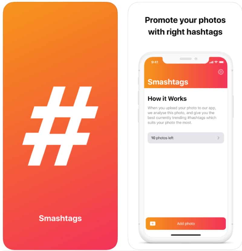 Smashtags - приложение для автоматической генерации хэштегов