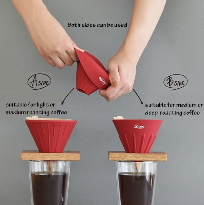 Реверсивная воронка для фильтрации кофе
