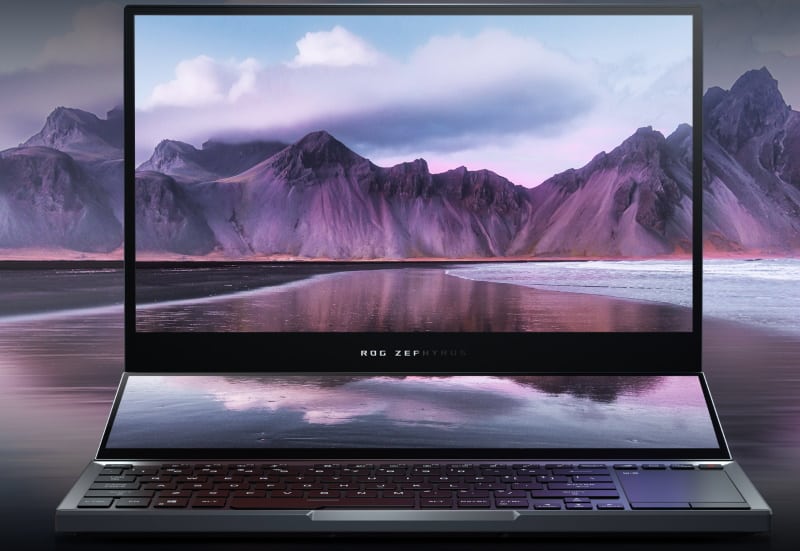 Ноутбук с дополнительным экраном ASUS ROG Zephyrus Duo 15