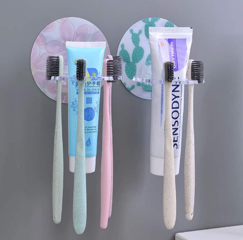 Пластиковый держатель для зубных щёток и тюбика