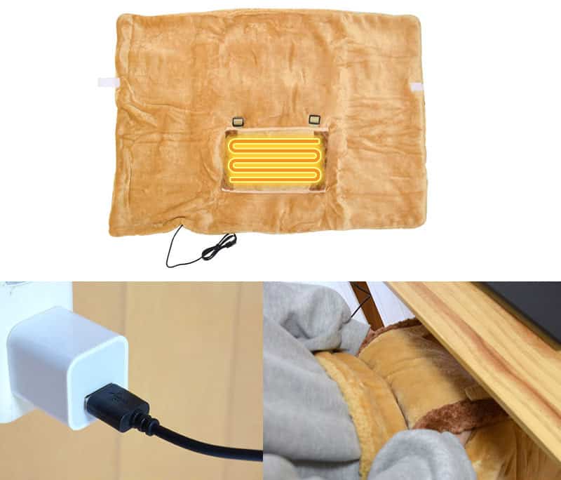 Одеялко с электроподогревом по USB