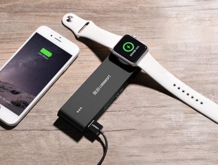 Стильный повербанк Ugreen с функцией беспроводной зарядки